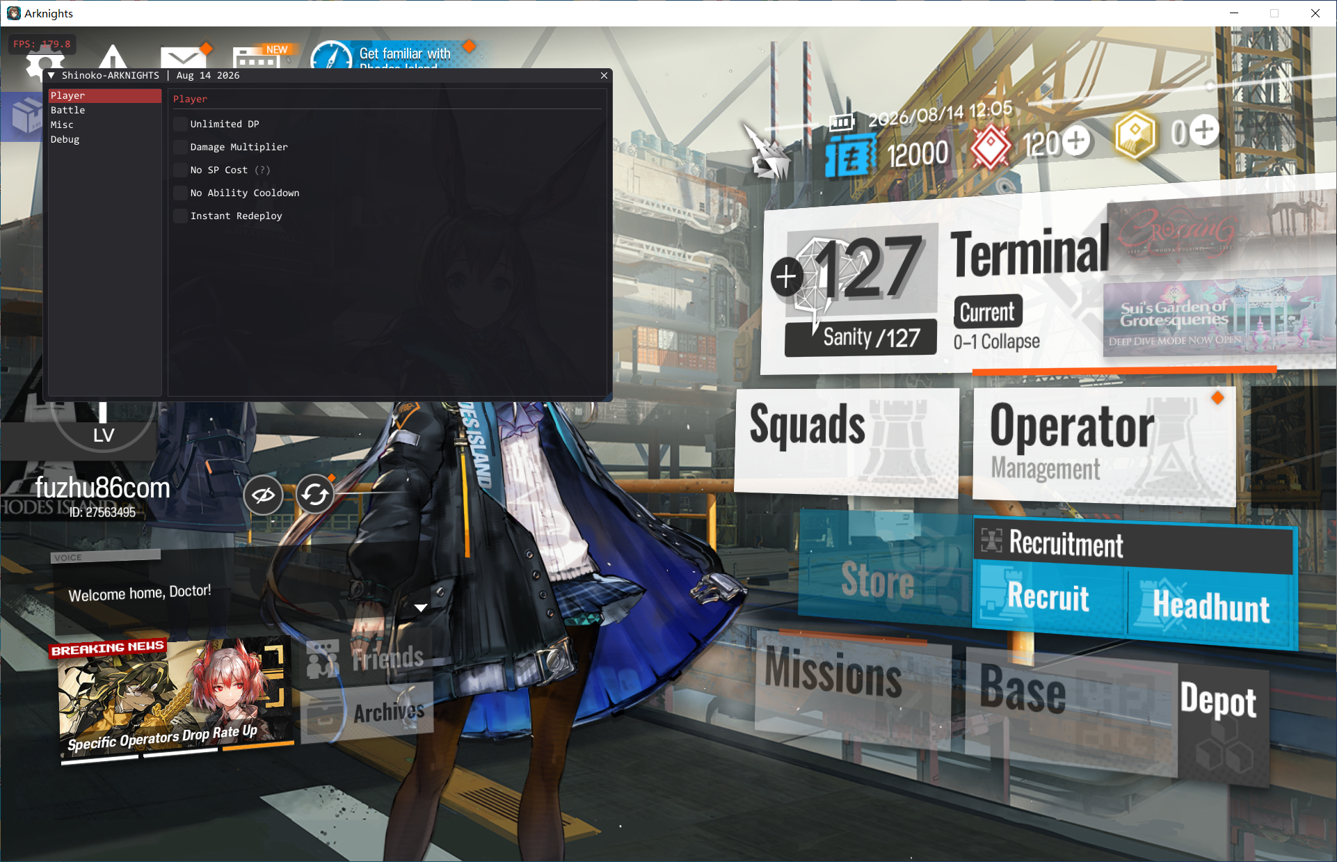 PC明日方舟·Shinoko多功能辅助v0.1.0国际服